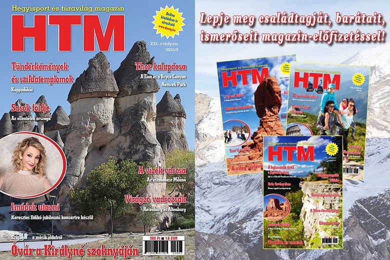 HTM - Hegyisport és túravilág magazin címlapja