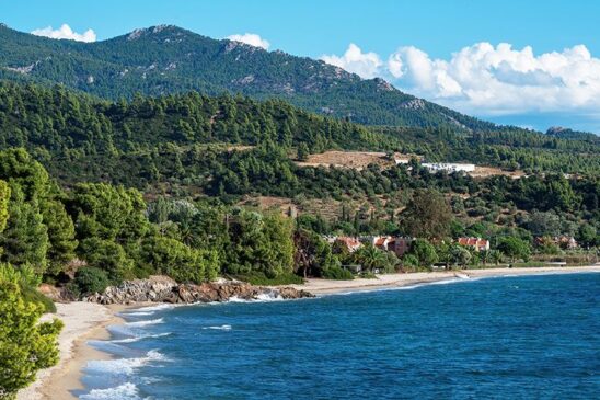 Akyaka Muğla csodálatos tengerparti tájjal Törökországban