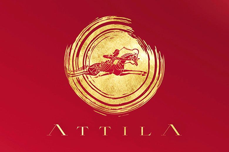 Attila, nemzetközi kiállítás 2026 plakátja a Magyar Nemzeti Múzeum grafikája.