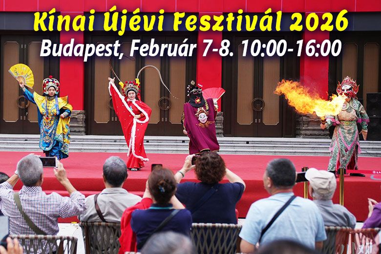 Szecsuáni opera fellépők a Kínai Újévi Fesztiválon Budapesten 2026-ban